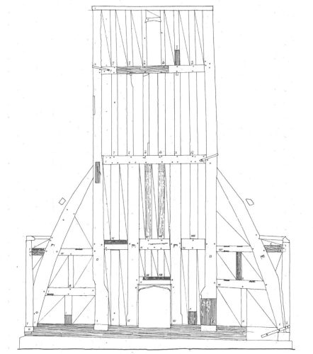 2-Tower-Frame-drawing